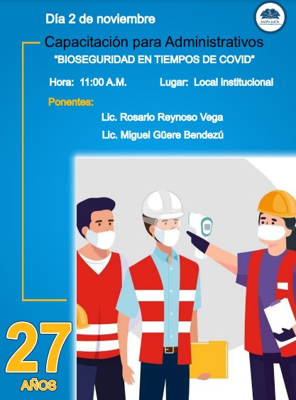 Capacitación - "Bioseguridad en tiempos de COVID"